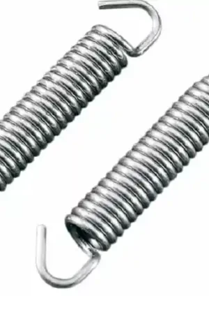 COPPIA MOLLE SCARICO IN ACCIAO INOSSIDABILE LUNGHEZZA 57 MM PER MOTO ENDURO E CROSS ENTRA X APPLICAZIONI Pagamento Sicuro